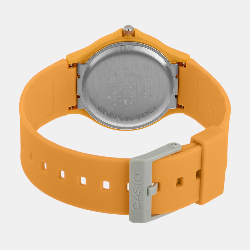 Youth Unisex Quartz Orange Dial Analog Resin Watch AD276