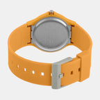 Youth Unisex Quartz Orange Dial Analog Resin Watch AD276
