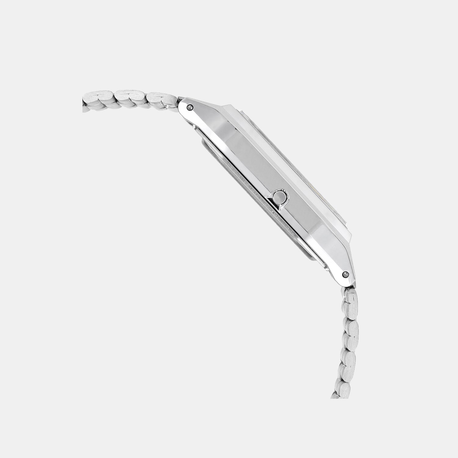 Vintage Unisex Quartz Green Dial Analog-Digital Stainless Steel Watch AD280