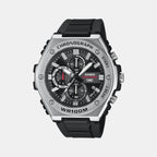 Youth Men Quartz Black Dial Chronograph Resin Watch AD281