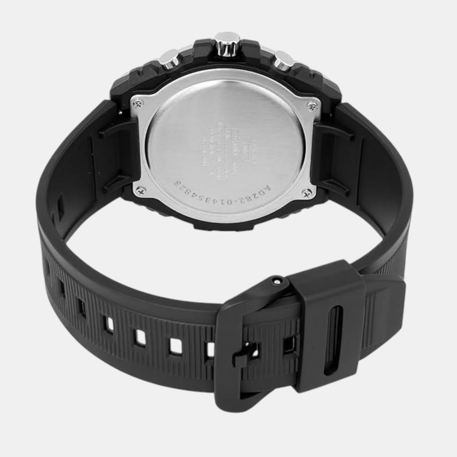 Youth Men Quartz Blue Dial Chronograph Resin Watch AD282