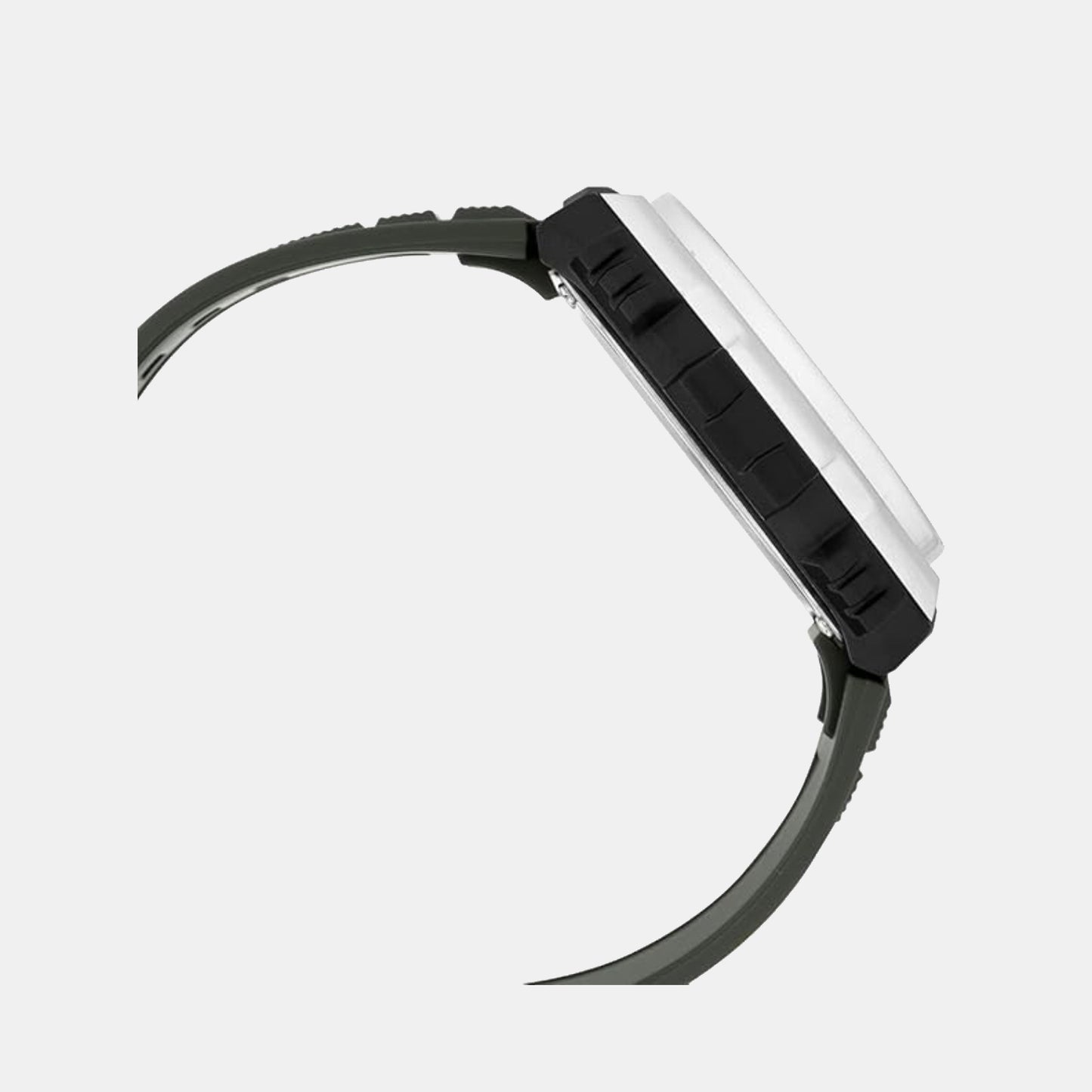 Youth Men Quartz Green Dial Chronograph Resin Watch AD283