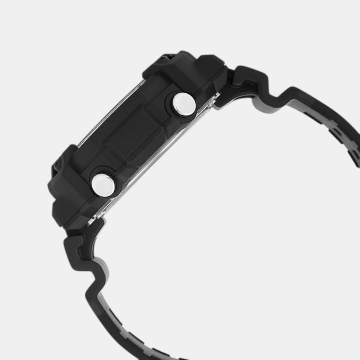 Youth Men Quartz Black Dial Analog-Digital Resin Watch AD285