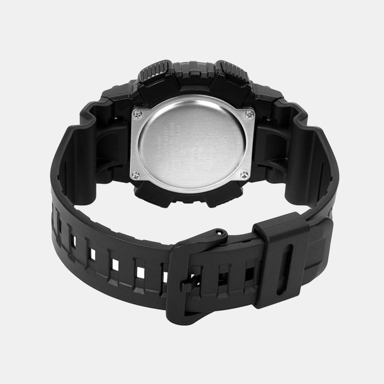 Youth Men Quartz Black Dial Analog-Digital Resin Watch AD289