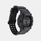 Unisex Quartz Black Dial Digital Resin Watch D437
