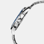 Active Women Quartz Blue Dial Analog Stainless Steel Watch AG8P25X1