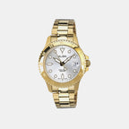 Active Women Quartz Silver Dial Analog Stainless Steel Watch AG8Q32X1