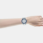 Active Women Quartz Silver Dial Analog Stainless Steel Watch AG8Q63X1