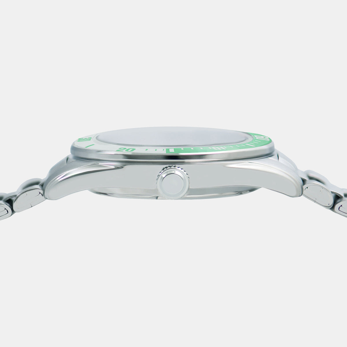Active Women Quartz Green Dial Analog Stainless Steel Watch AG8Q67X1