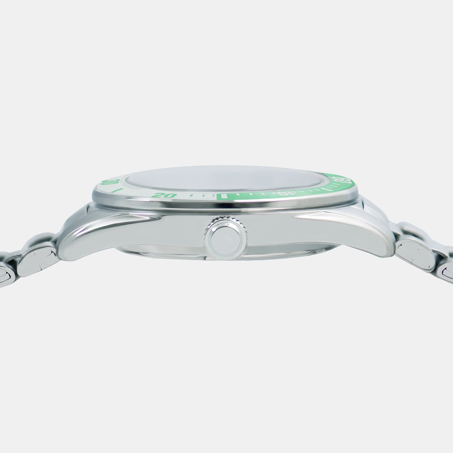 Active Women Quartz Green Dial Analog Stainless Steel Watch AG8Q67X1