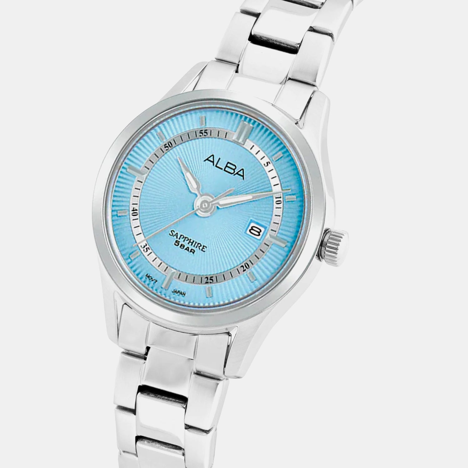 Prestige Women Quartz Blue Dial Analog Stainless Steel Watch AH7BQ9X1