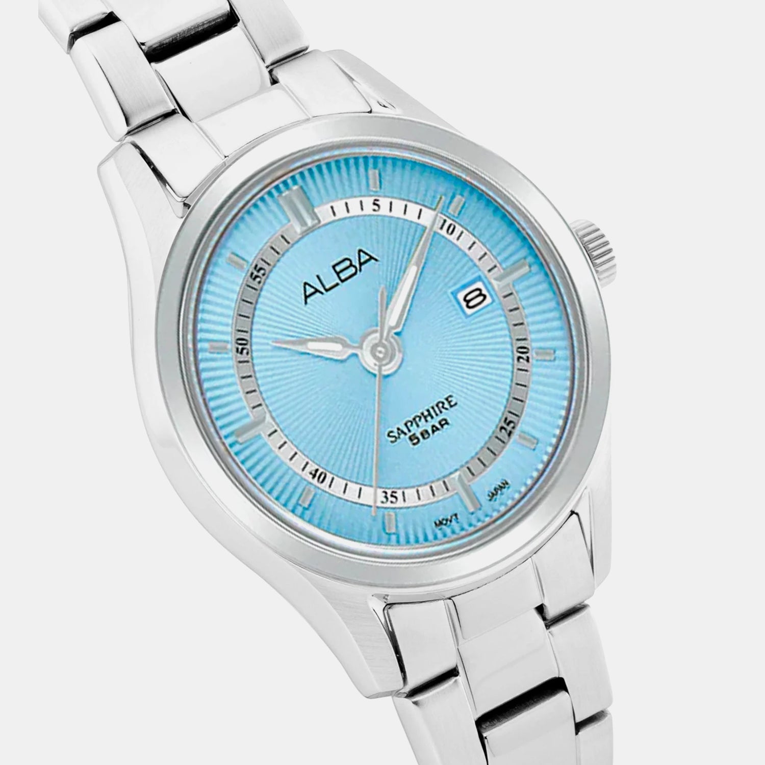 Prestige Women Quartz Blue Dial Analog Stainless Steel Watch AH7BQ9X1