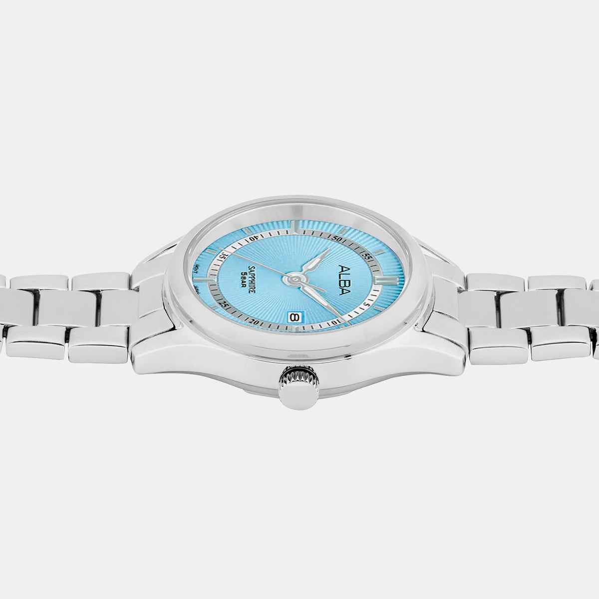 Prestige Women Quartz Blue Dial Analog Stainless Steel Watch AH7BQ9X1