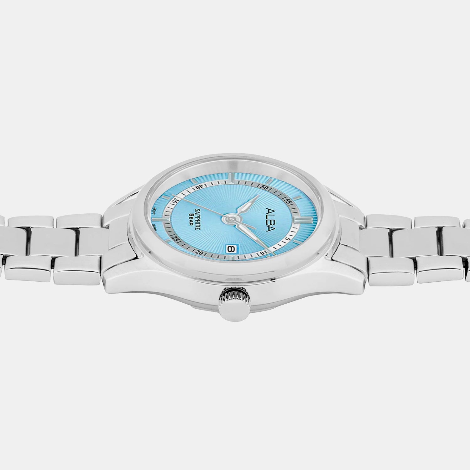 Prestige Women Quartz Blue Dial Analog Stainless Steel Watch AH7BQ9X1