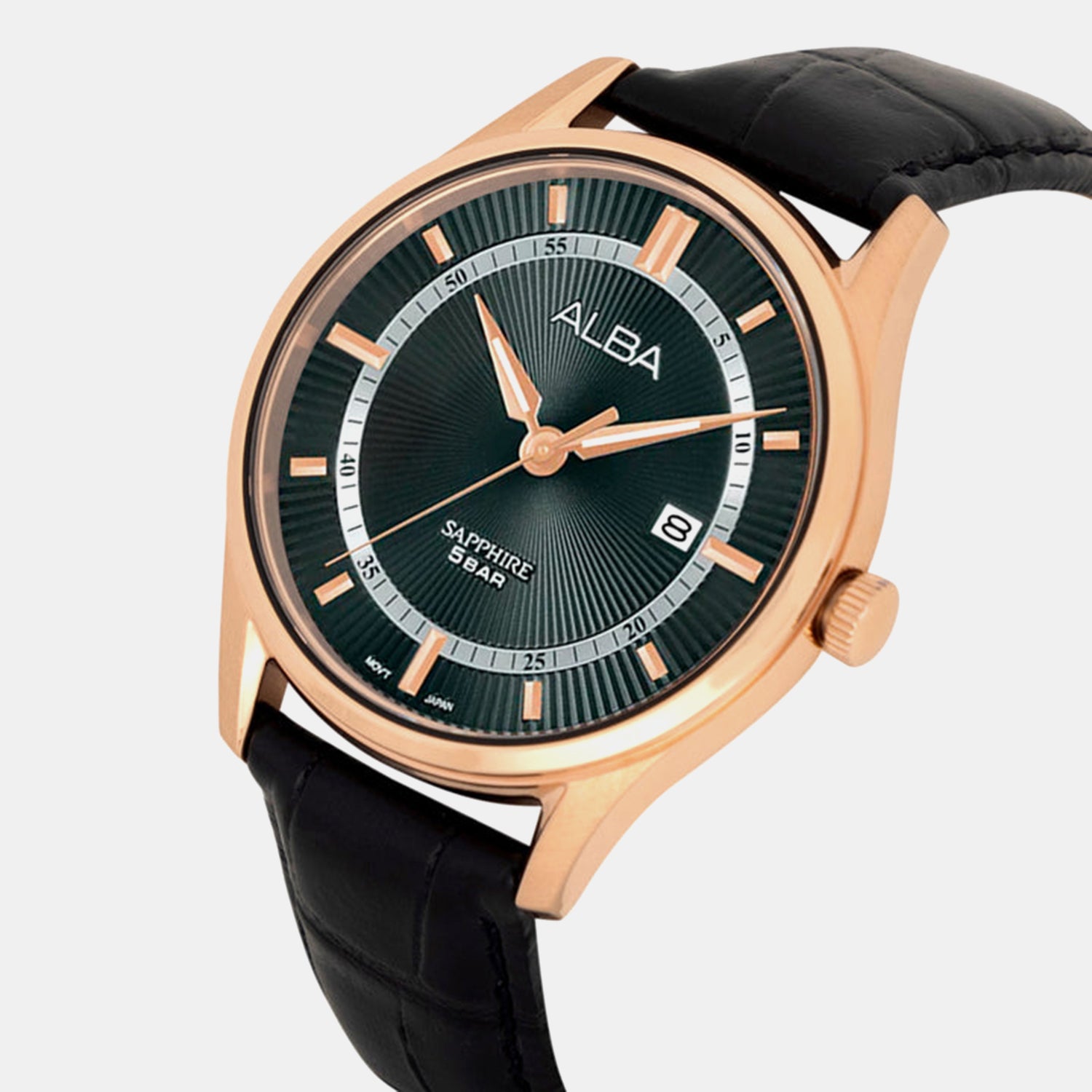 Prestige Women Quartz Black Dial Analog Leather Watch AH7BR0X1