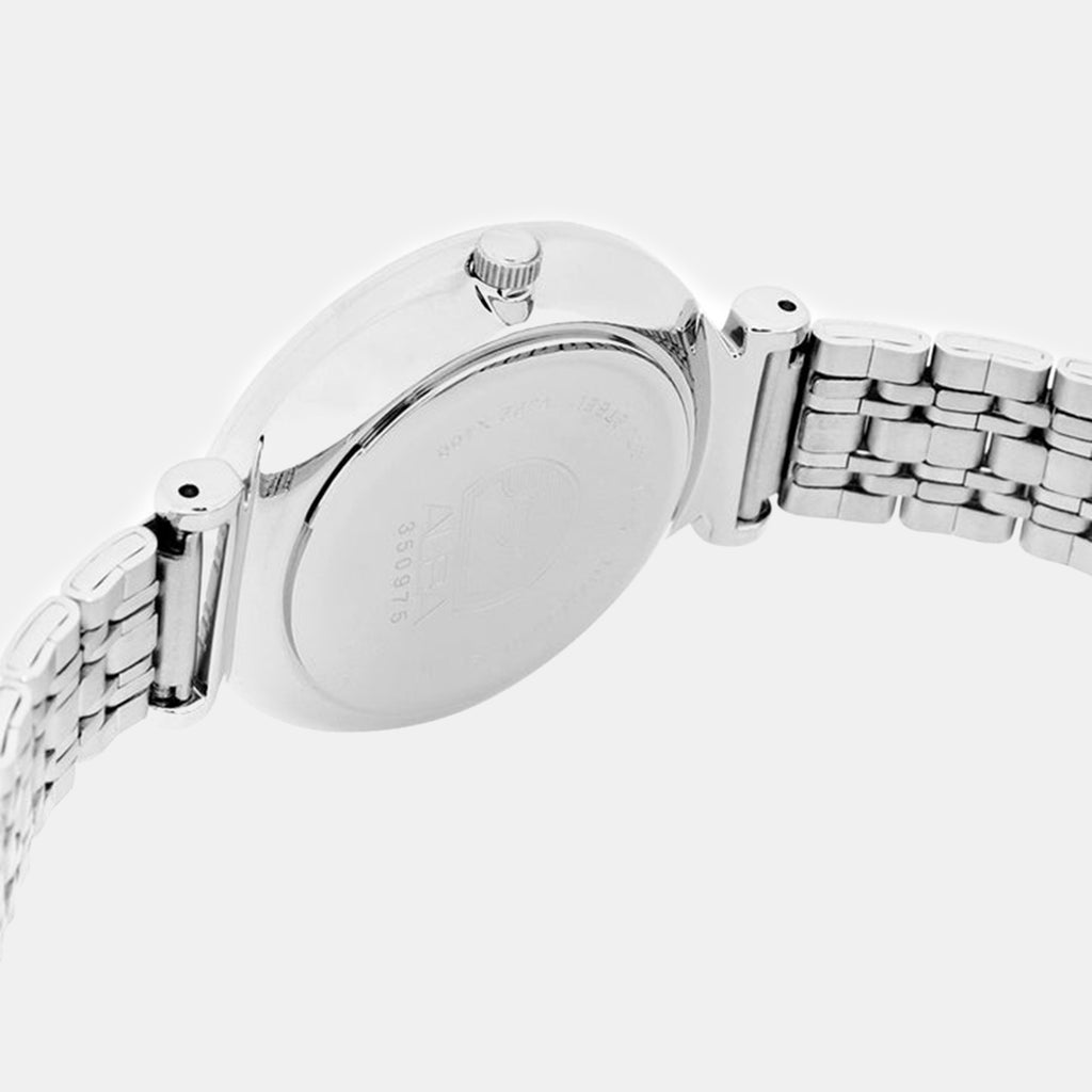 Fashion Women Quartz Maroon Dial Analog Stainless Steel Watch AH7BW3X1