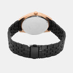 Onyx Women Quartz Black Dial Analog Stainless Steel Watch AH7CE2X1