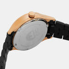 Onyx Women Quartz Black Dial Analog Stainless Steel Watch AH7CE2X1