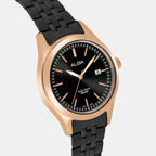 Onyx Women Quartz Black Dial Analog Stainless Steel Watch AH7CE2X1