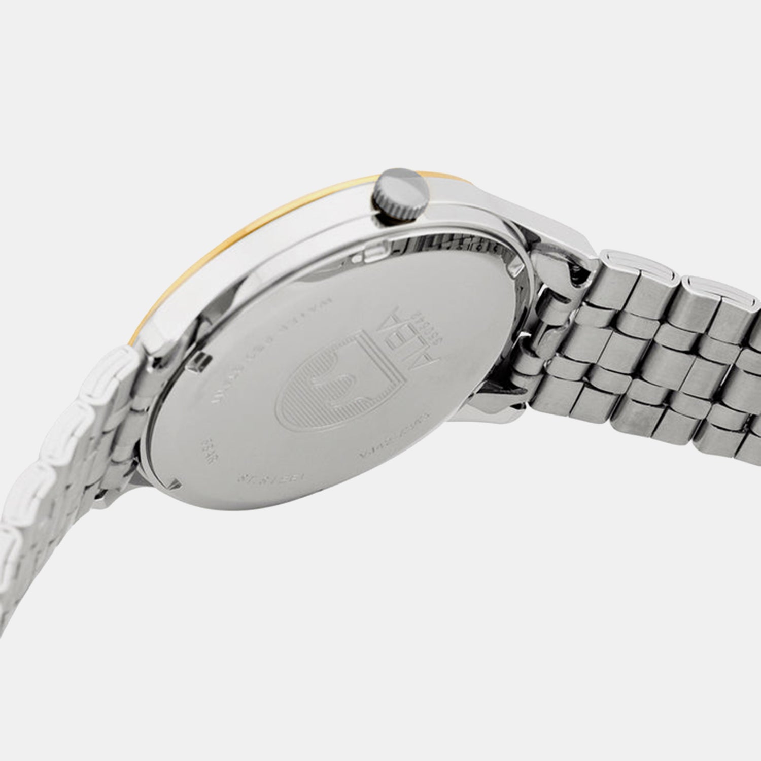 Women Quartz Silver Dial Analog Stainless Steel Watch AH7CF0X1