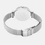 Men Quartz Silver Dial Analog Mesh Watch AH7CG9X1