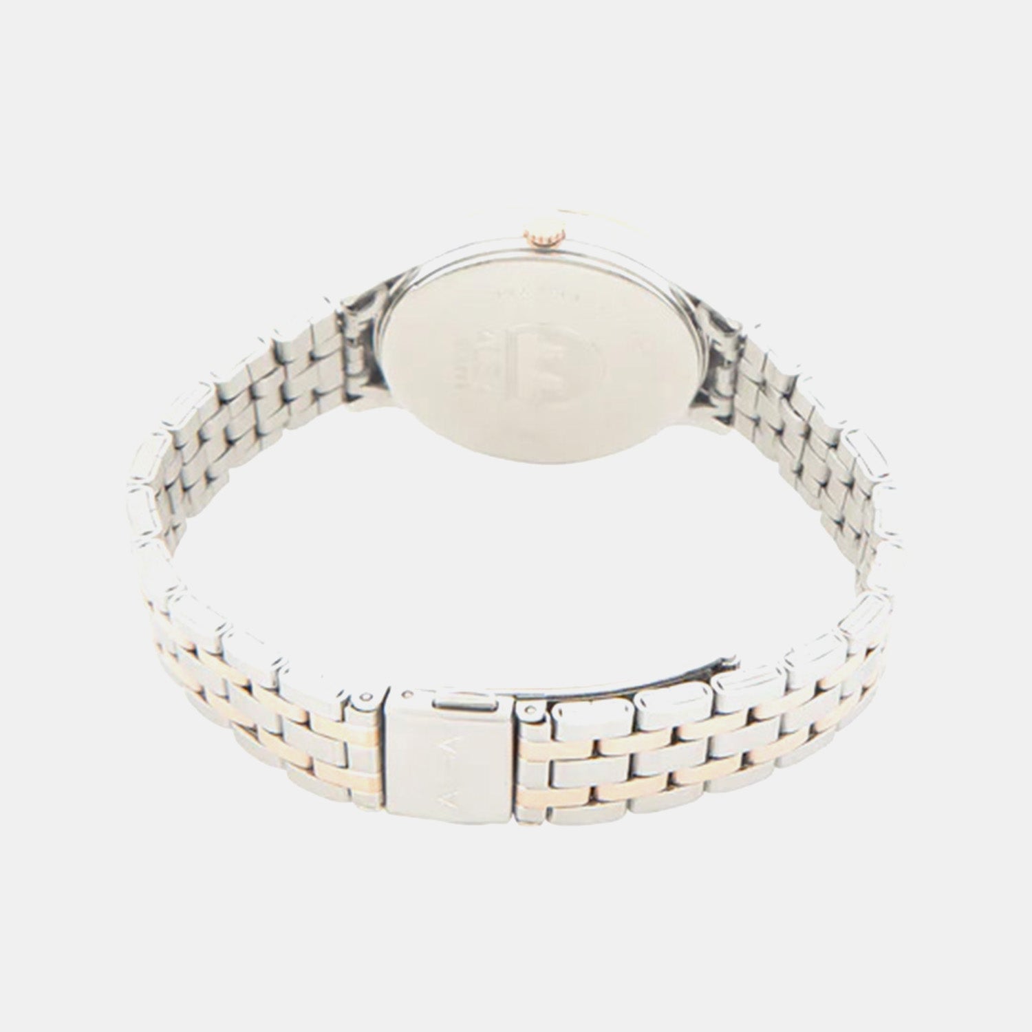 Women Quartz Mother Of Pearl Dial Analog Stainless Steel Watch AH7CR2X1