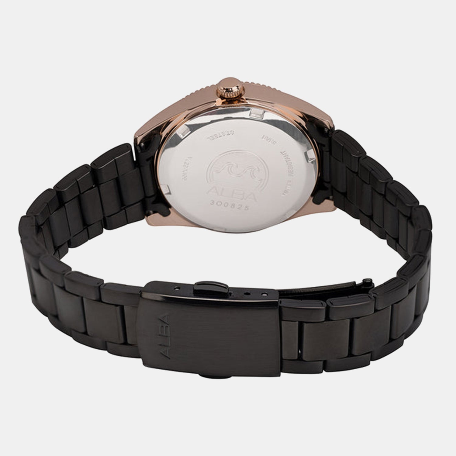 Women Quartz Black Dial Analog Stainless Steel Watch AH7CW4X1