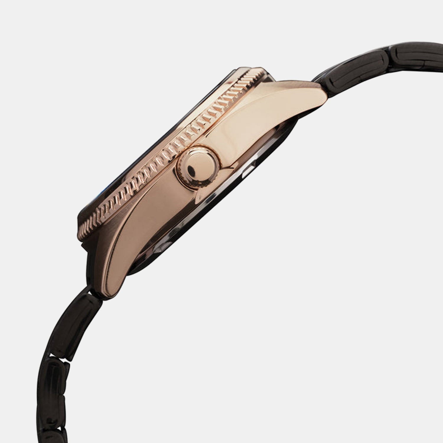 Women Quartz Black Dial Analog Stainless Steel Watch AH7CW4X1