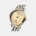 Prestige Women Quartz Gold Dial Analog Stainless Steel Watch AH7CY2X1