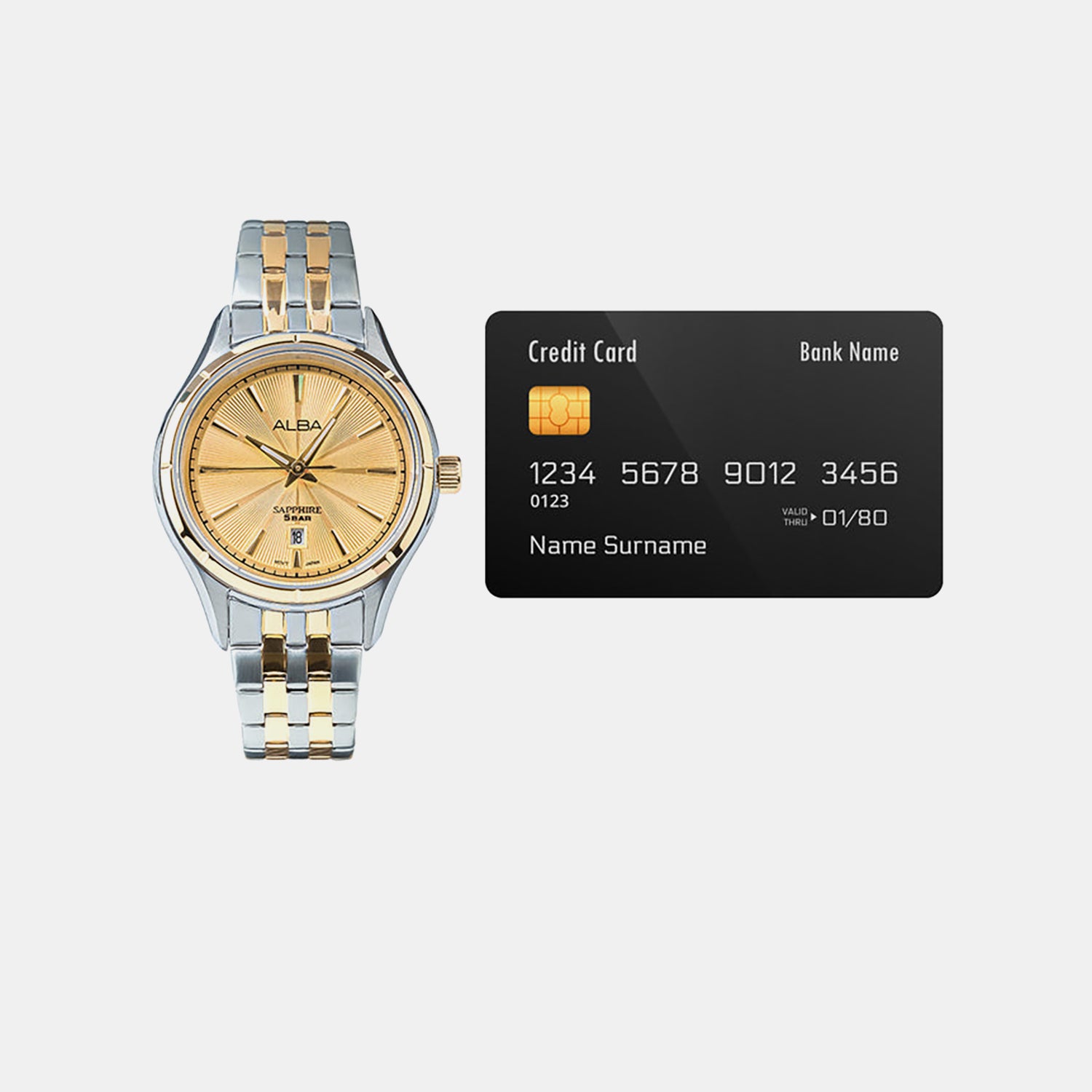 Prestige Women Quartz Gold Dial Analog Stainless Steel Watch AH7CY2X1