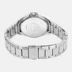 Fashion Women Quartz Blue Dial Analog Stainless Steel Watch AH7DV9X1