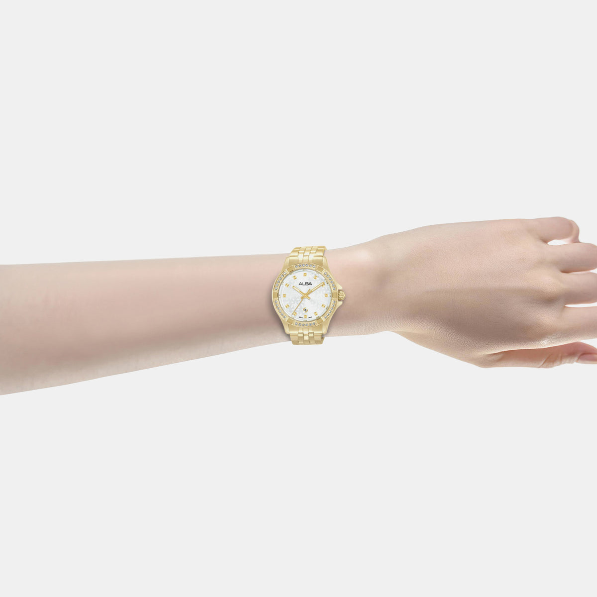 Signa Women Quartz Silver Dial Analog Stainless Steel Watch AH7ED6X1