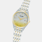 Men Quartz Multicolour Dial Analog Stainless Steel Watch AH7EY6X1