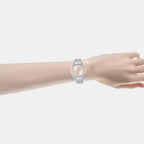 Prestige Women Quartz Pink Dial Analog Stainless Steel Watch AH7FB9X1