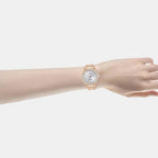 Prestige Women Quartz Silver Dial Analog Stainless Steel Watch AH7FD2X1