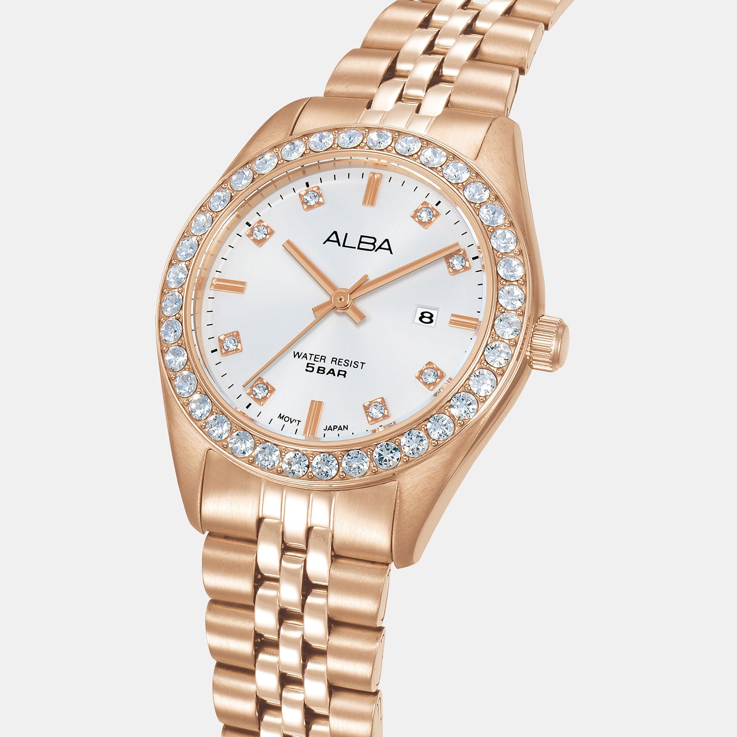 Prestige Women Quartz Silver Dial Analog Stainless Steel Watch AH7FD2X1