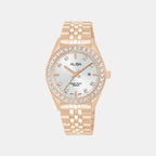 Prestige Women Quartz Silver Dial Analog Stainless Steel Watch AH7FD2X1