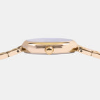Fashion Women Quartz Gold Dial Analog Stainless Steel Watch AH8916X1