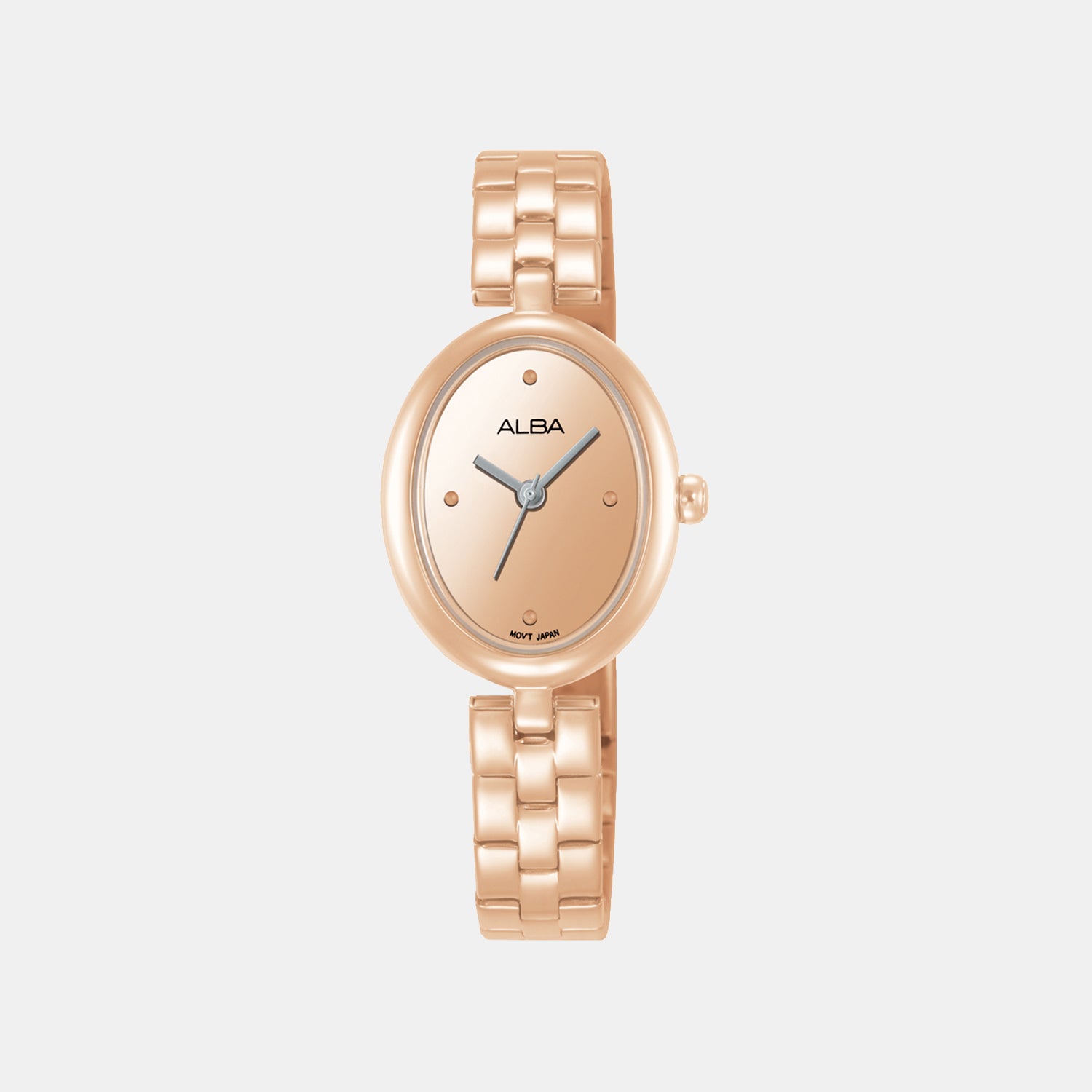 Fashion Women Quartz Gold Dial Analog Stainless Steel Watch AH8916X1