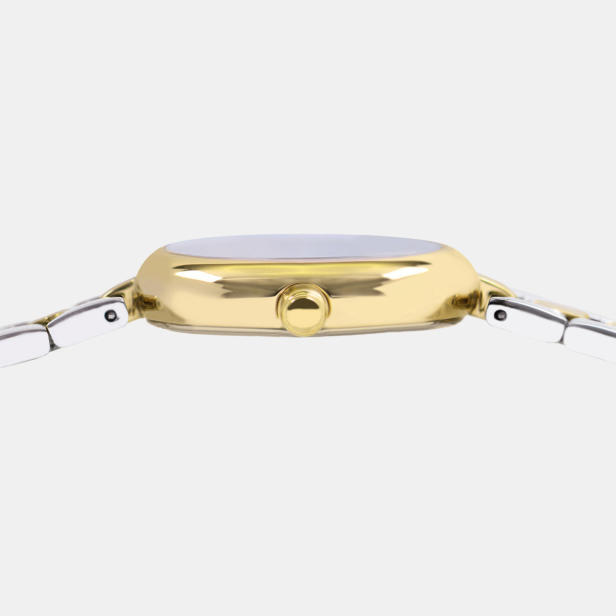 Fashion Women Quartz Gold Dial Analog Stainless Steel Watch AH8920X1