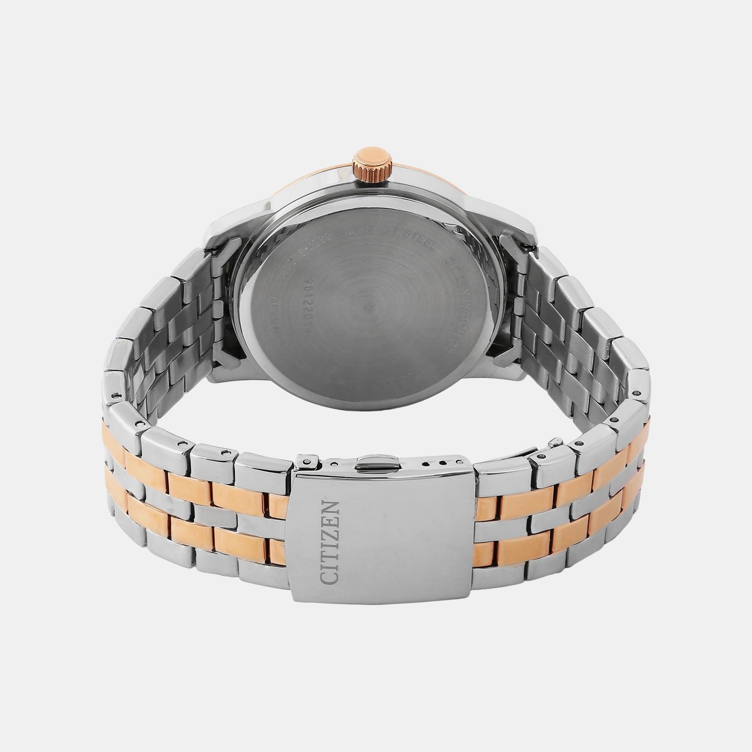 Men Quartz Silver Dial Analog Stainless Steel Watch AK5006-58A