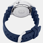 Fashion Men Automatic Blue Dial Analog Silicone Watch AL4251X1