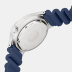 Fashion Men Automatic Blue Dial Analog Silicone Watch AL4251X1