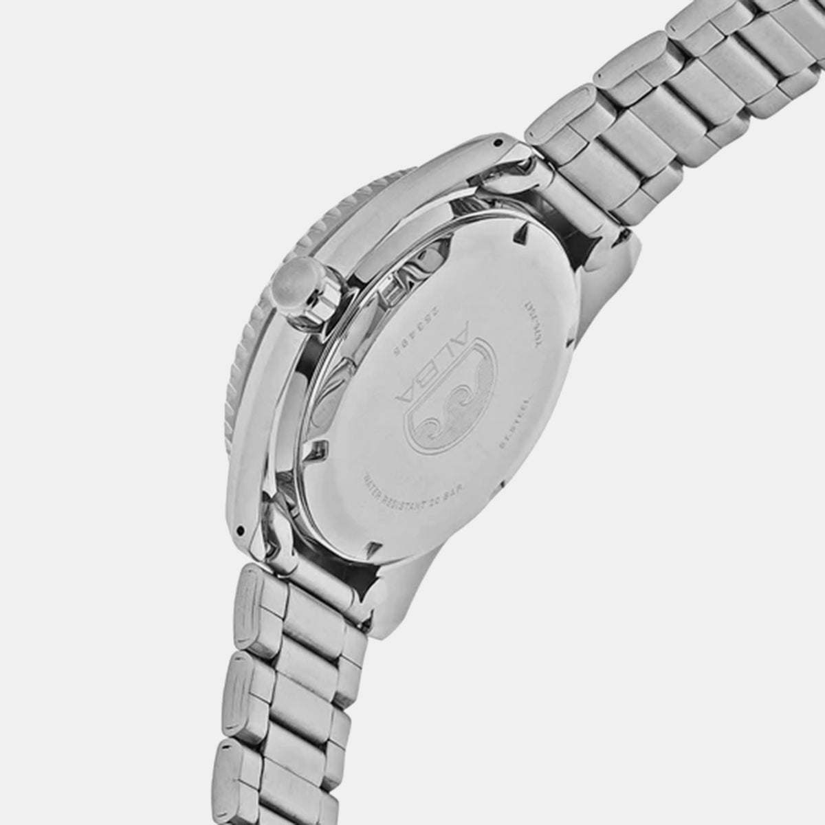 Mechanical Men Automatic Black Dial Analog Stainless Steel Watch AL4293X1