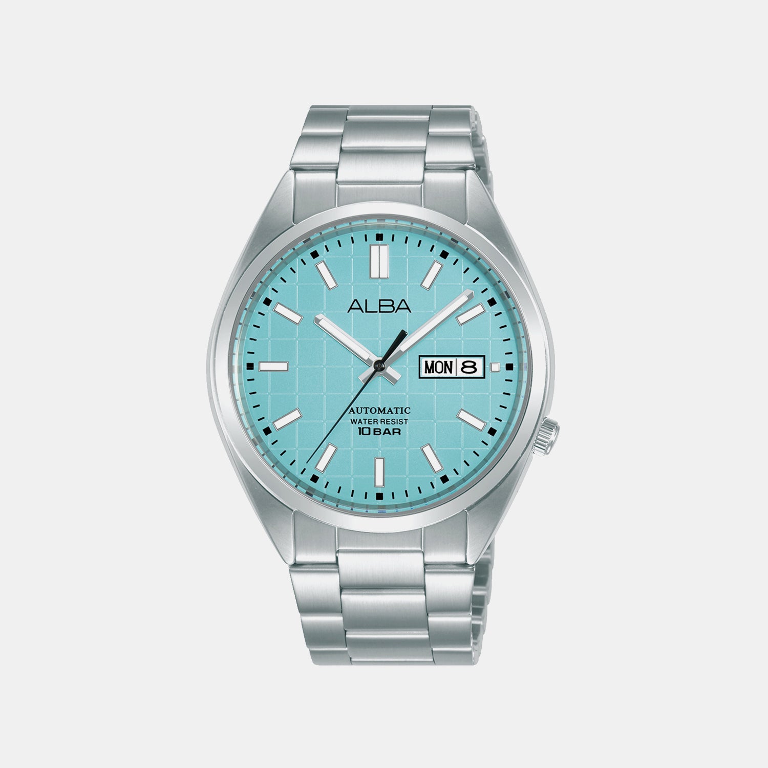 Mechanical Men Automatic Blue Dial Analog Stainless Steel Watch AL4321X1