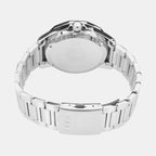 Men Automatic Blue Dial Analog Stainless Steel Watch AL4543X1