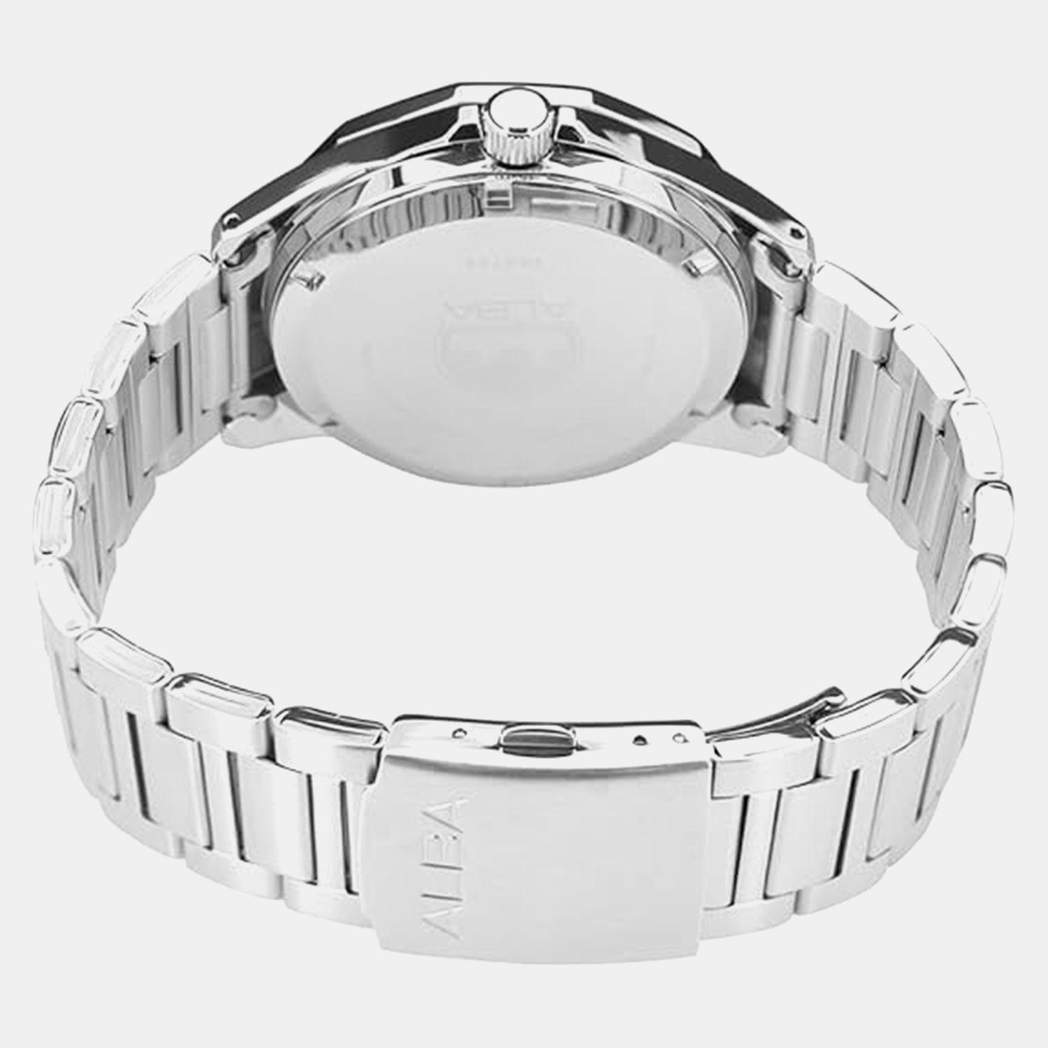 Active Men Automatic Blue Dial Analog Stainless Steel Watch AL4549X1