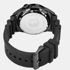 Men Automatic Black Dial Analog Silicone Watch AL4569X1