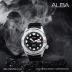 Men Quartz Black Dial Analog Stainless Steel Watch AL4571X1