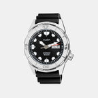 Men Quartz Black Dial Analog Stainless Steel Watch AL4571X1